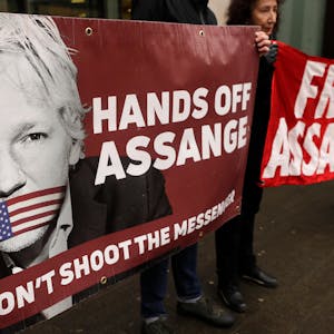 Assange Unterstützer