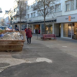 Die Wiederherstellung der Neustraße nach der Flutkatastrophe gehört zu den Aufgaben, die der Stadt Euskirchen bevorstehen.