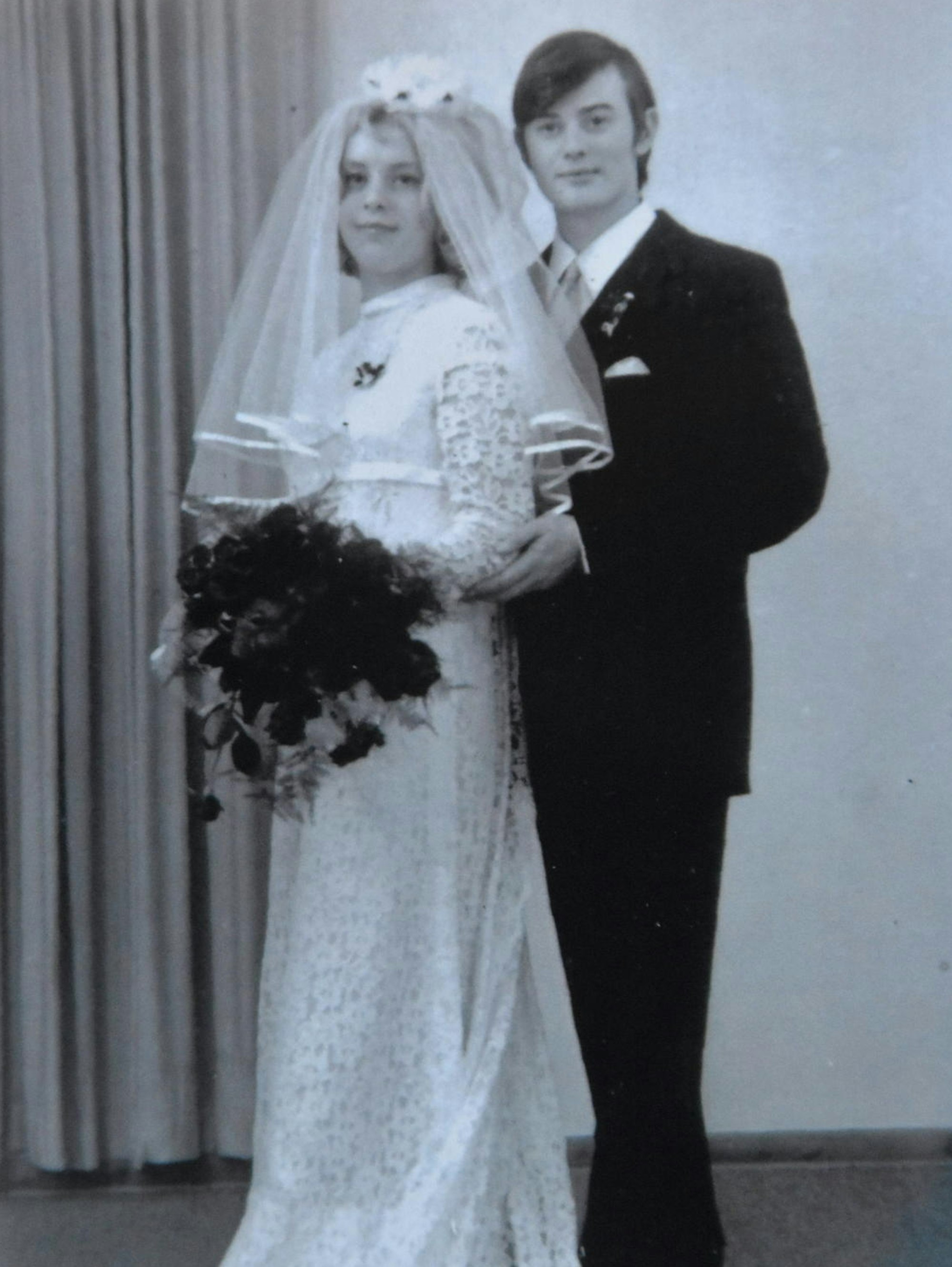 Das Hochzeitsfoto aus dem Jahr 1971.