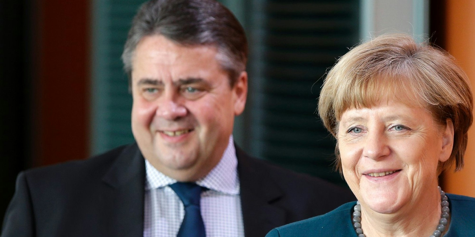 Merkel vor Gabriel: Auch was die Mitgliederzahl angeht, rangiert die CDU vor der SPD.