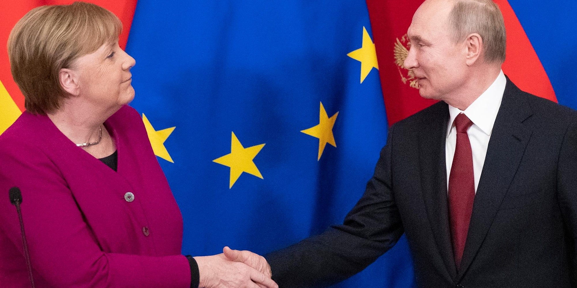 Merkel und Putin