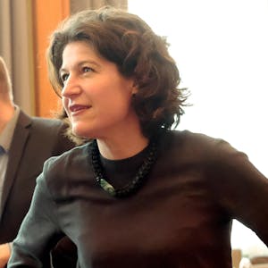 Kirsten Jahn (Die Grünen) im Rat.