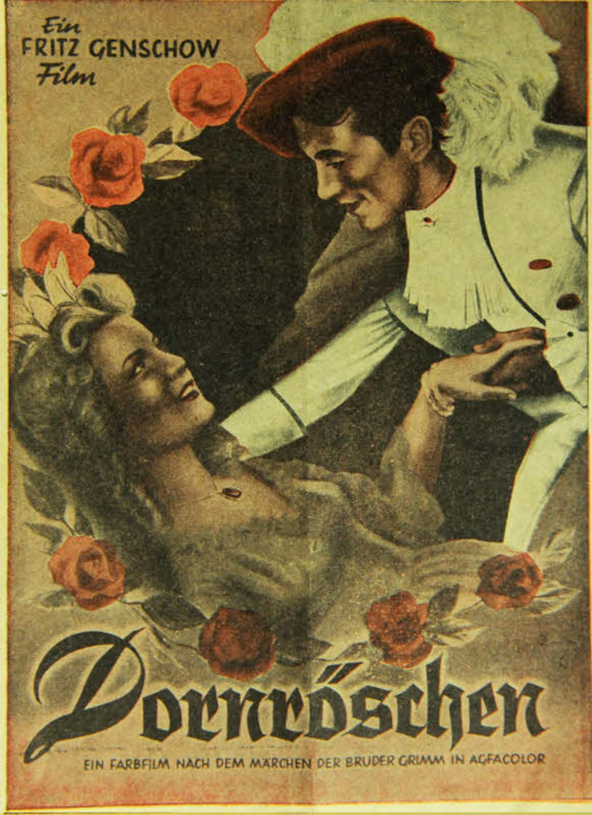 Plakat für „Dornröschen“, 1955