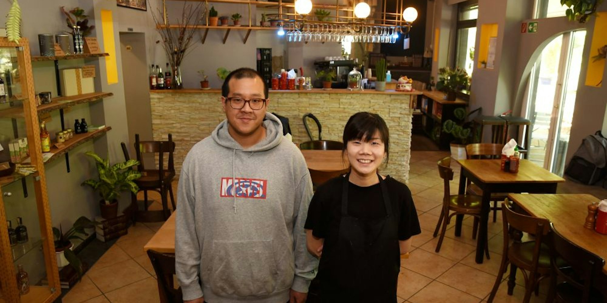 Cassie Sukmana und Kwok-Fai Cheung vom neuen Restaurant „Daur Lang”