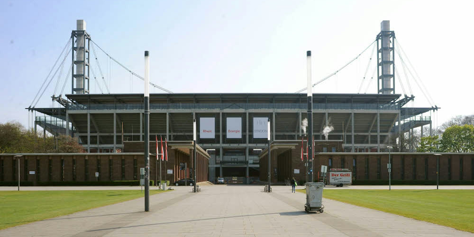 Das RheinEnergie-Stadion in Köln-Müngersdorf 