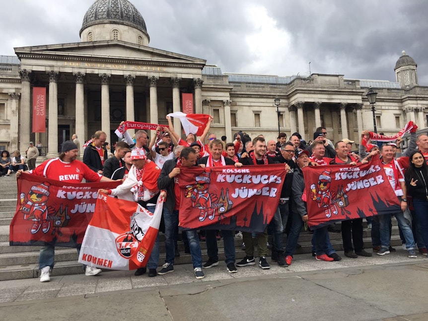 FC-Fans am Trafalgar