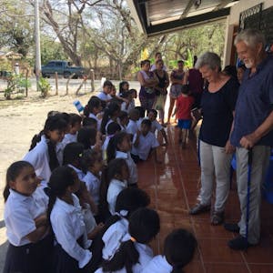 Um die Zukunft ihres Projektes sorgen sich Monika und Michael Höhn, hier bei einem Besuch in Nicaragua 2018.