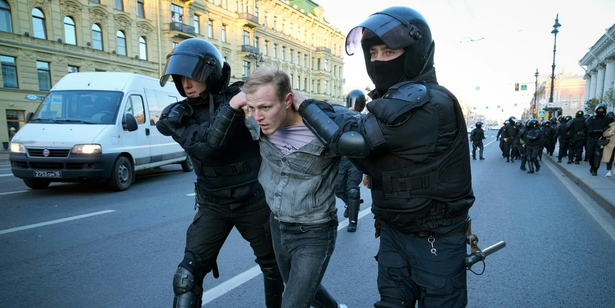 Protest Russland ap 240922