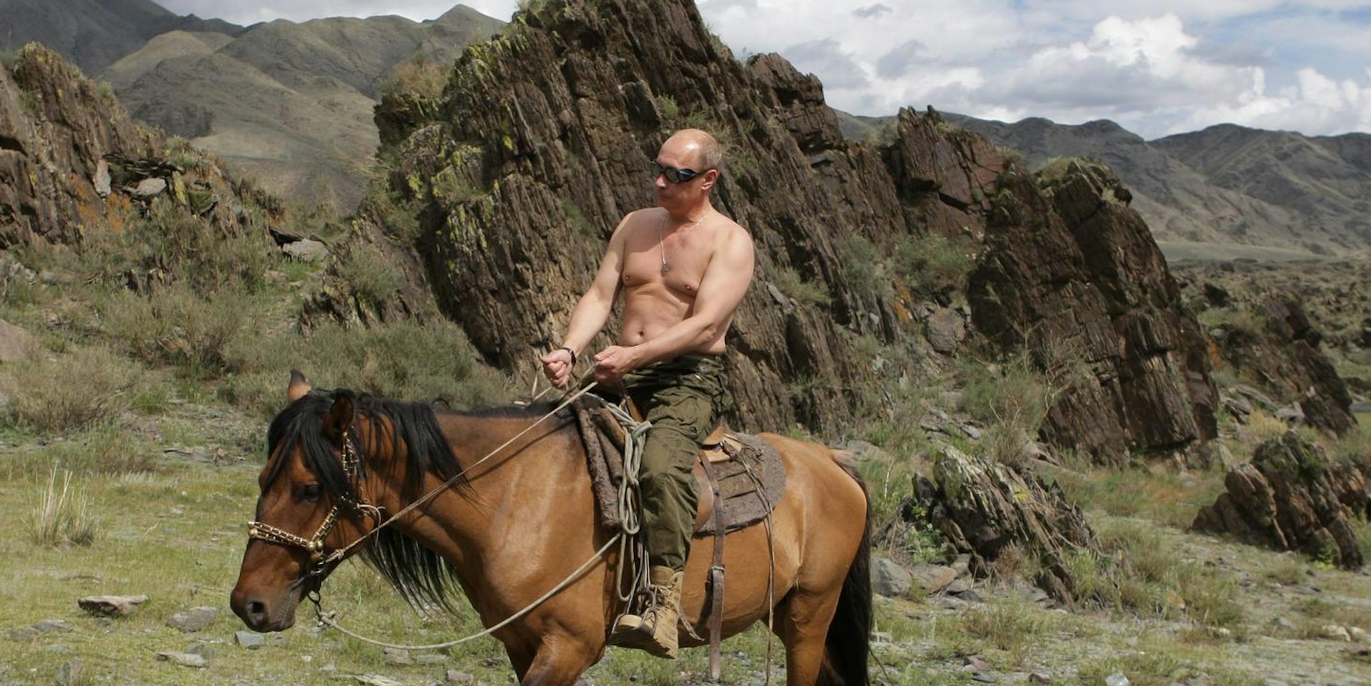 Putin Pferd