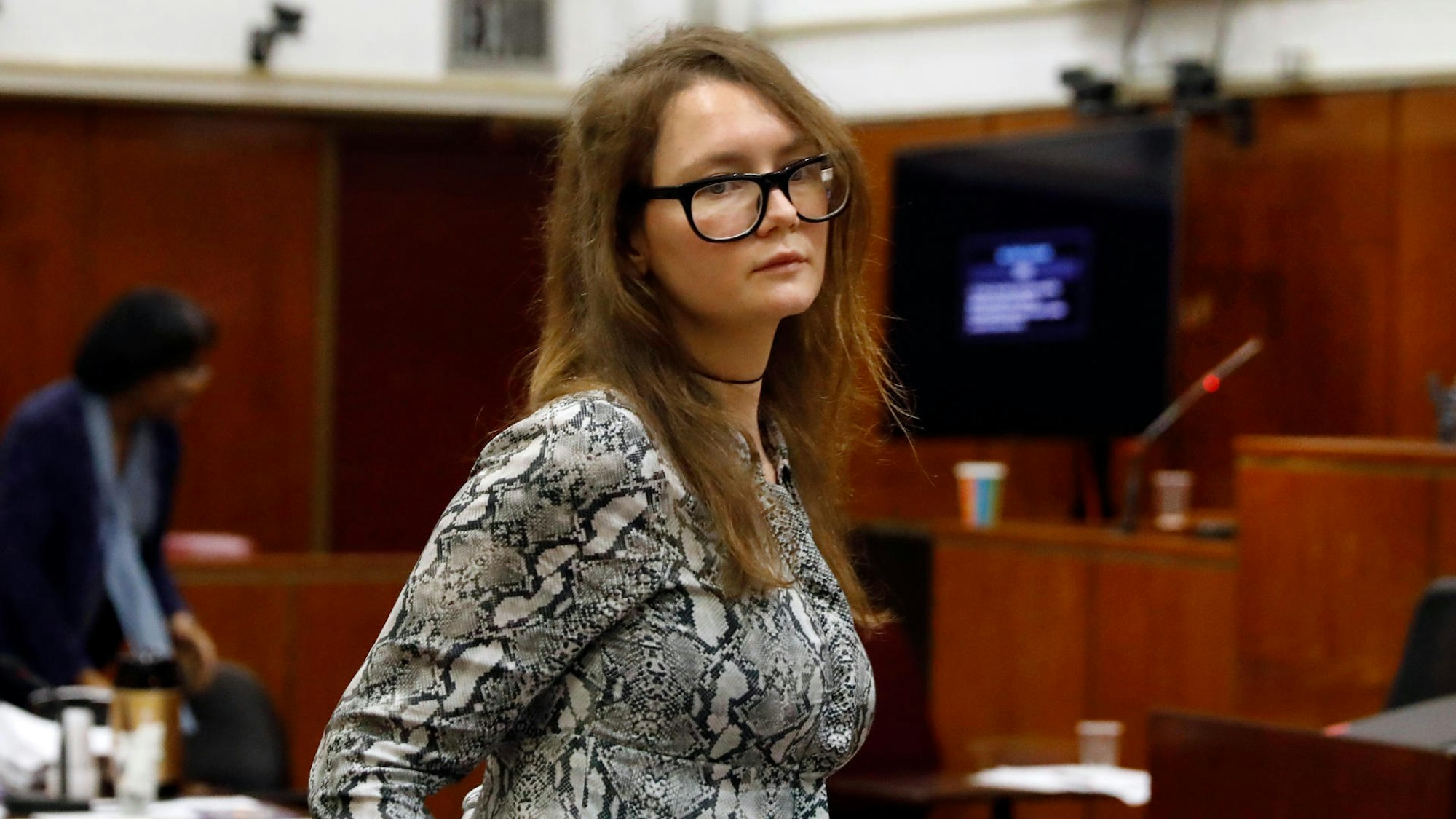 Anna Sorokin vor Gericht.