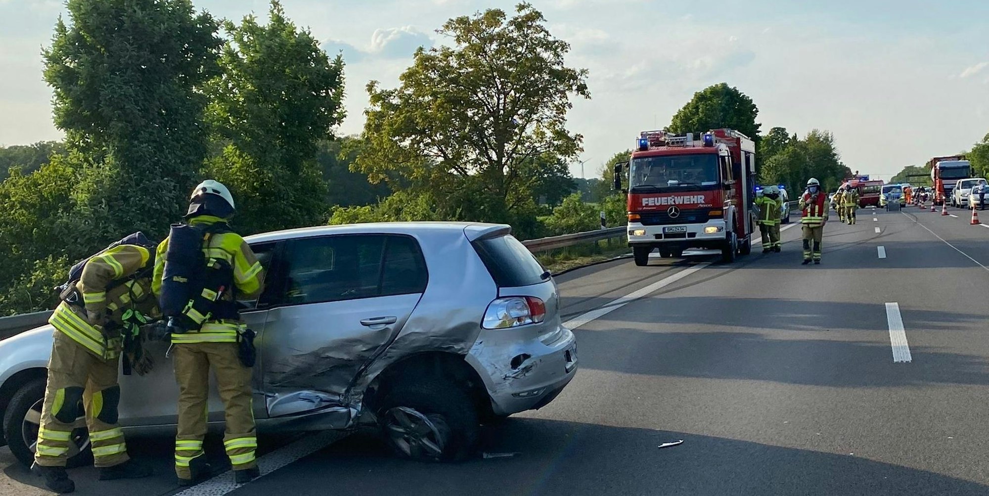 Unfall A 555 Wesseling 090522