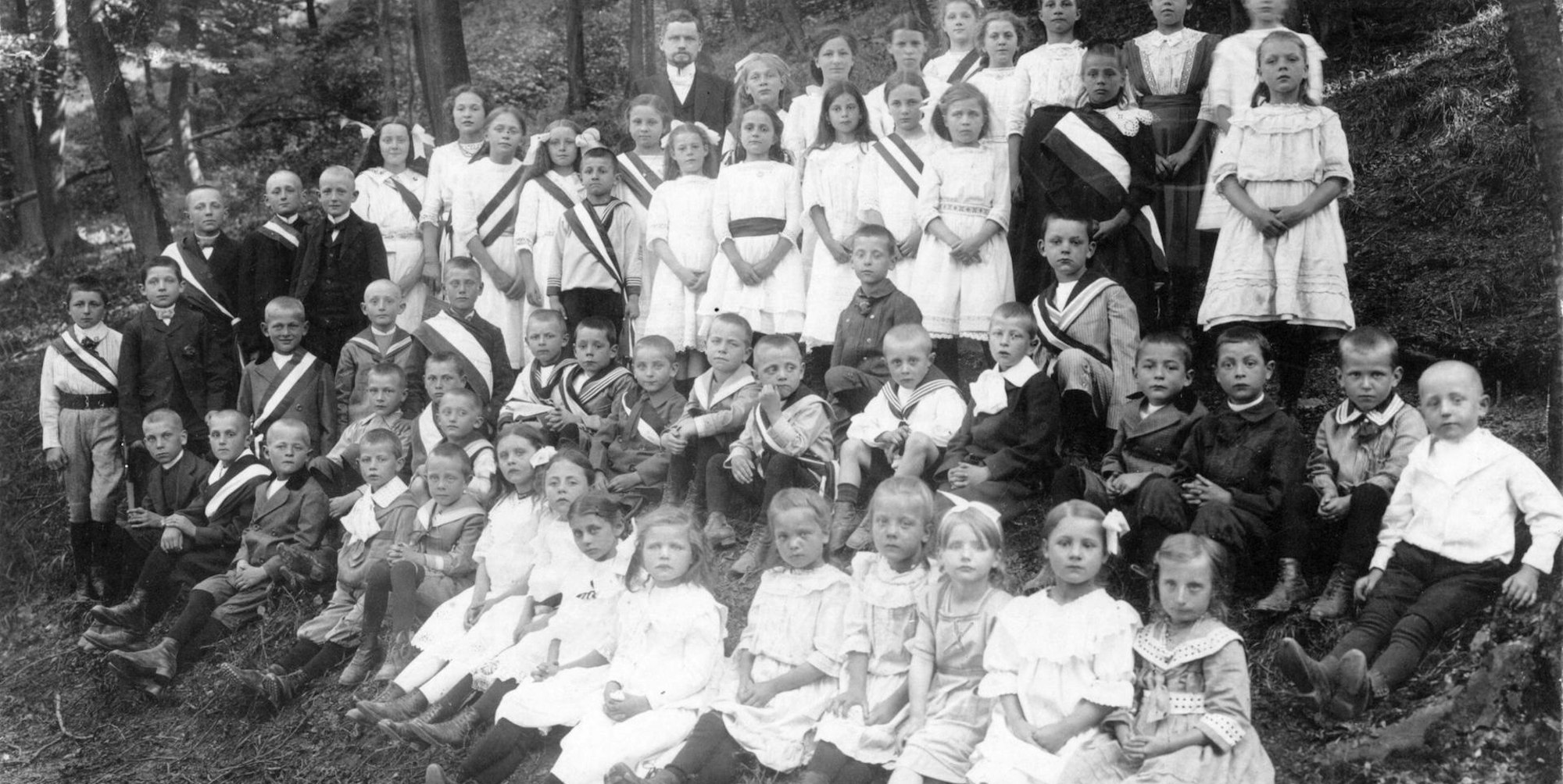 Evangelische Volksschule Schlebusch 1913 Quelle Stadtarchiv