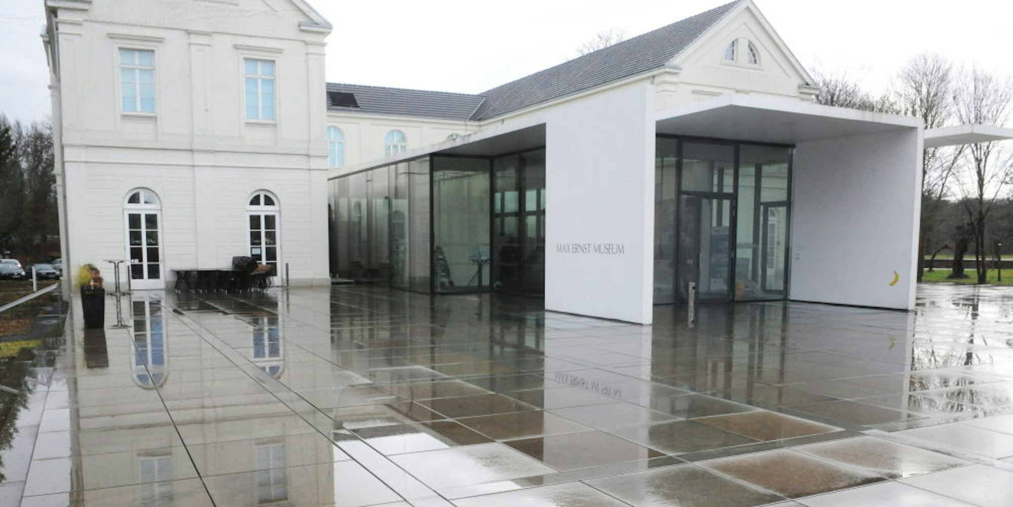 Im Max-Ernst-Museum in Brühl gilt nach Landesbauverordnung ein neues Evakuierungskonzept.