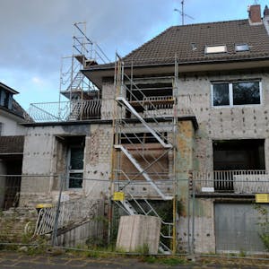 Der Umbau des Hauses am Kämpchensweg kommt seit Jahren nicht voran.