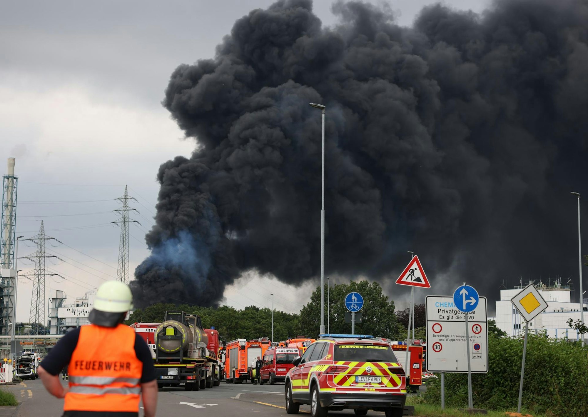 Explosion in Leverkusen