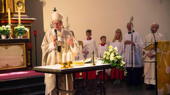 2018 war Kardinal Woelki in St. Alban in Erftstadt-Liblar zu Gast.