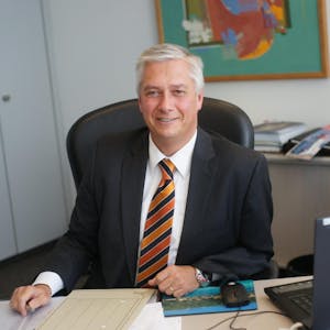 Volker Erner zu Beginn seiner Zeit als Bürgermeister