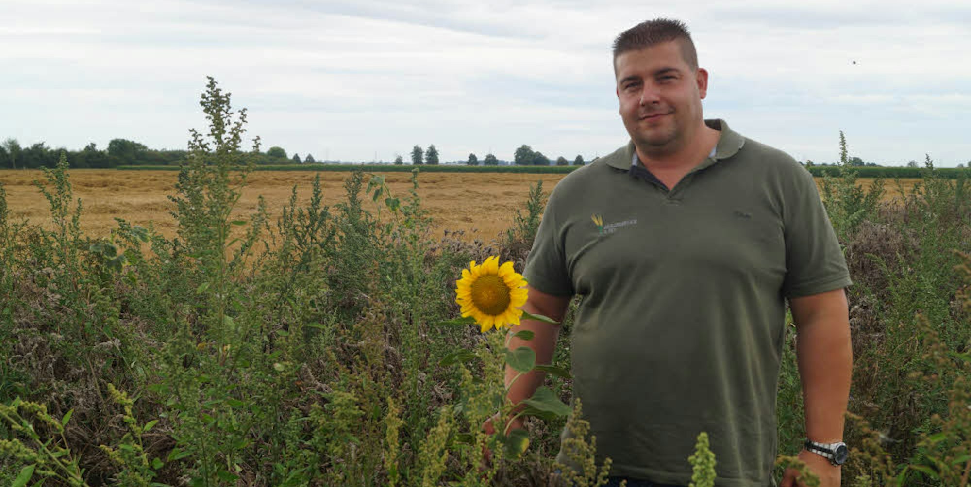 Landwirt Torsten Fey will mit Bürgern, Vereinen und Firmen eine Bienenwiese betreiben.
