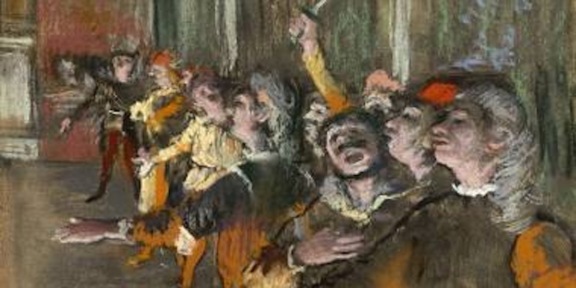 Das gestohlene Gemälde von Degas: "Les Choristes". (Bild: afp)
