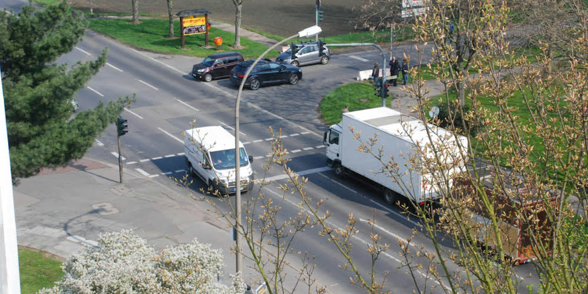 Ein Nadelöhr ist die Kreuzung Horbeller, Lortzing- und Sudetenstraße. Sie soll zum Kreisel ausgebaut werden.