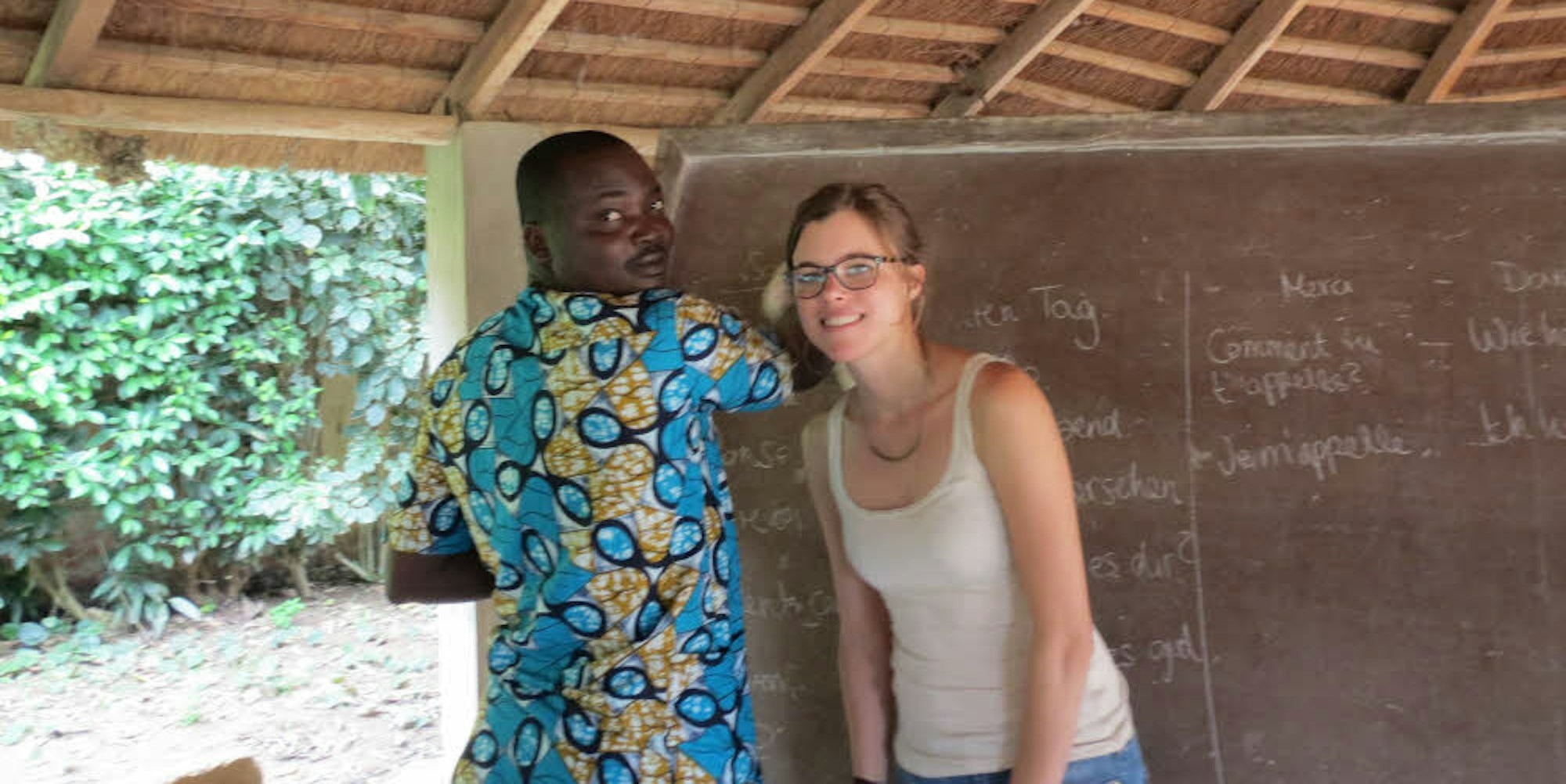 In dem westafrikanischen Land Benin hat Ramona Hunzelmann einen Lehrerworkshop initiiert.