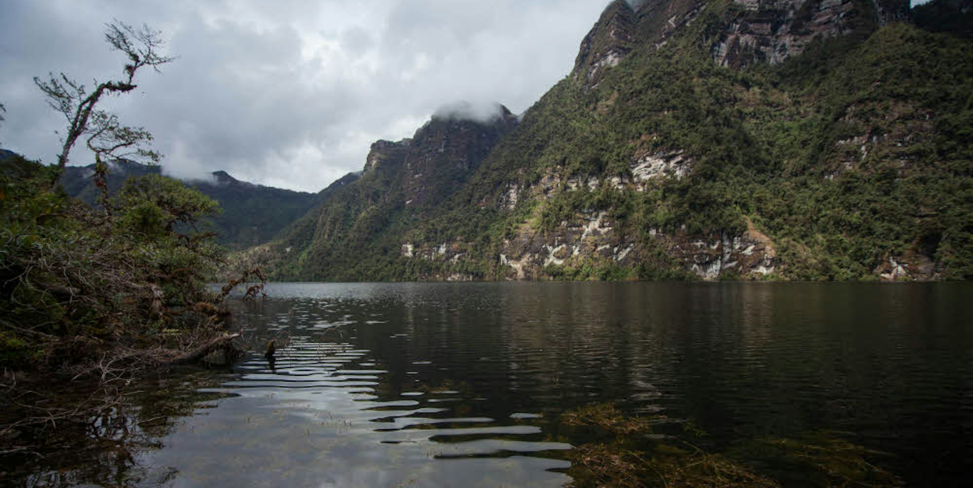 Ein See nahe der Fundstelle im peruanischen Regenwald
