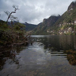 Ein See nahe der Fundstelle im peruanischen Regenwald