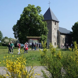 Die Ruine der Kirche St. Rochus lockt viele Wanderer nach Wollseifen, das nur drei Kilometer von Vogelsang entfernt ist.