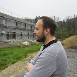 Kevin Forchert ist Bauleiter der Gummersbacher Wohnungsbaugesellschaft.