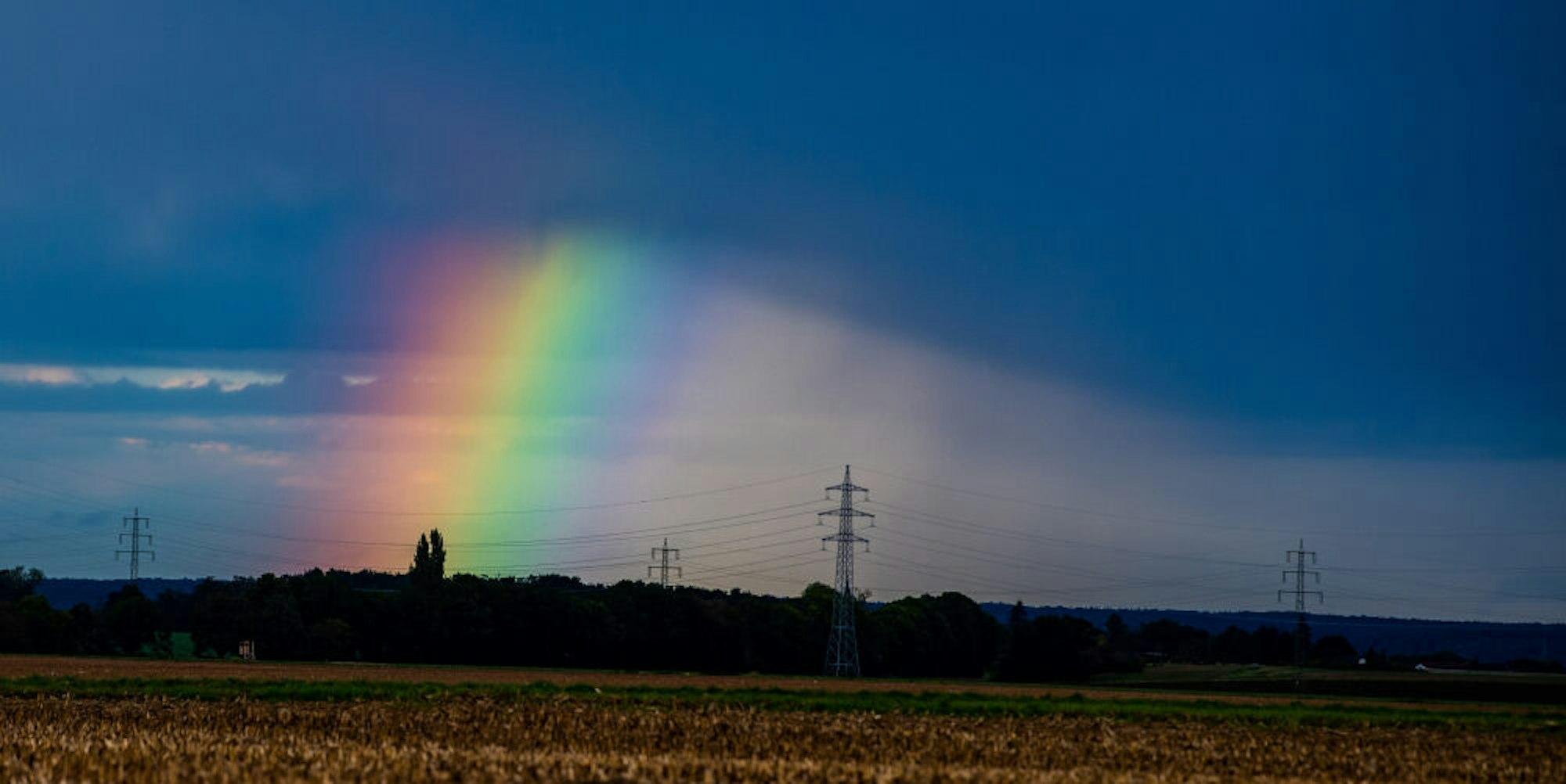 Ein Regenbogen nach dem nassen Guss ist ein Symbol der Hoffnung – auch nach einem Jahr wie 2020.
