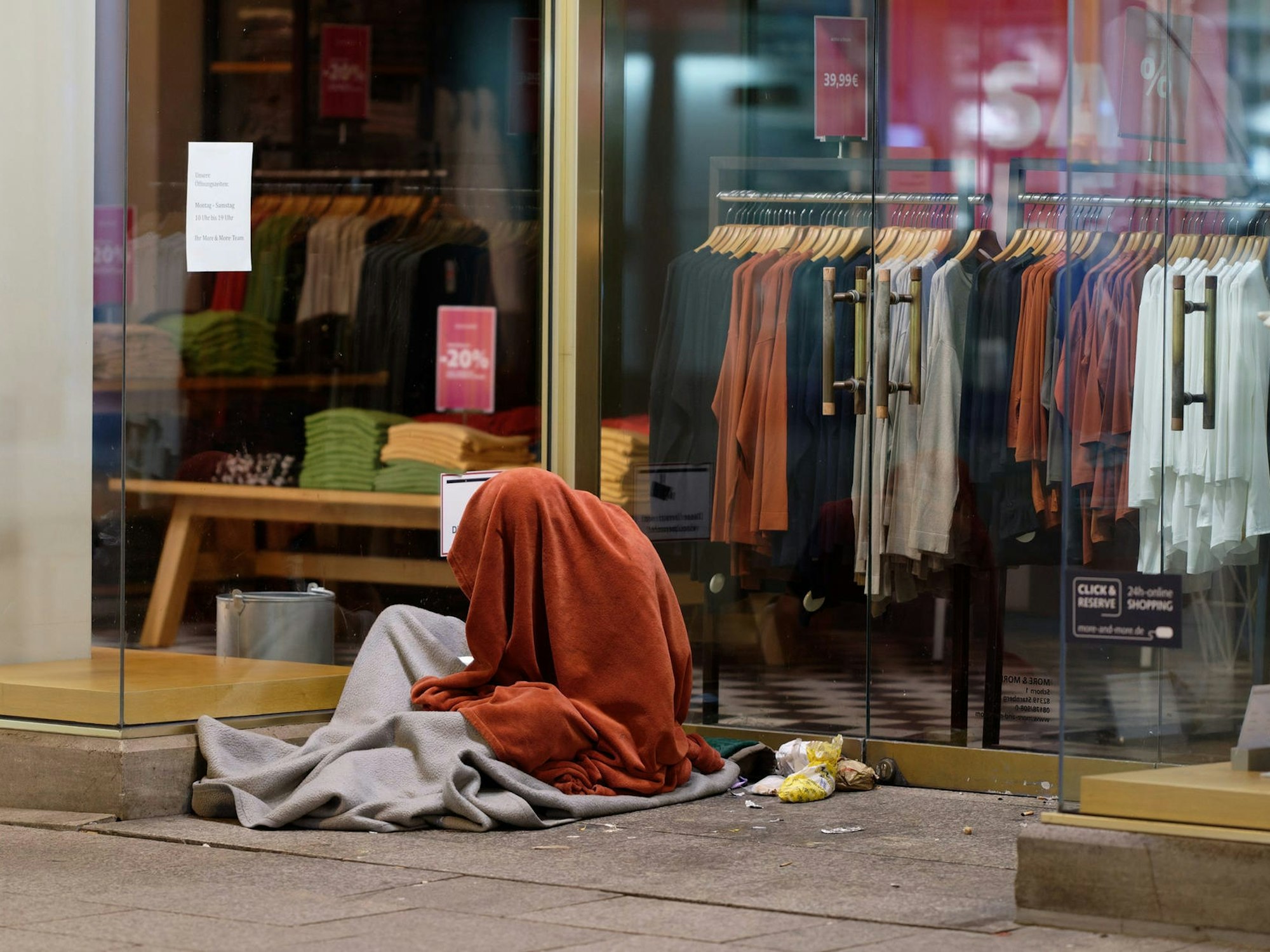 Obdachlose in Köln