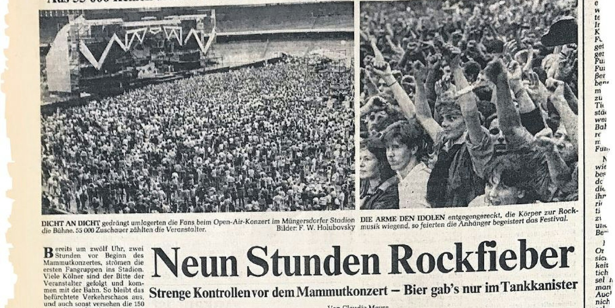 Sommer in Köln 1986