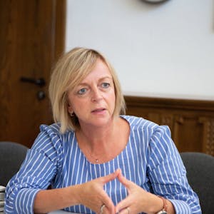 Mahnte, auch weiterhin zu sparen: Bürgermeisterin Sabine Preiser-Marian.