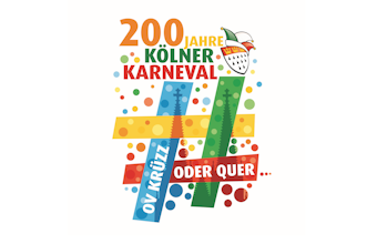 200 Jahre Kölner Karneval: Ov krüzz oder quer – so lautet das Motto für die Jubiläumssession des kölschen Fastelovends 2023.