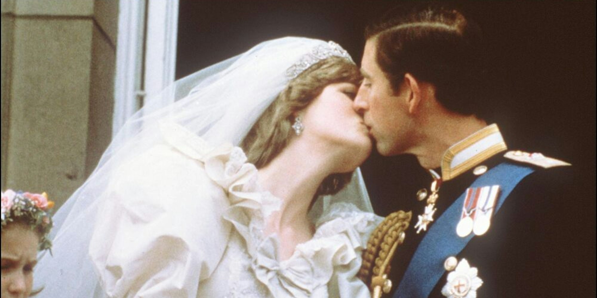 Diana und Charles frisch vermählt am 21. Juli 1981