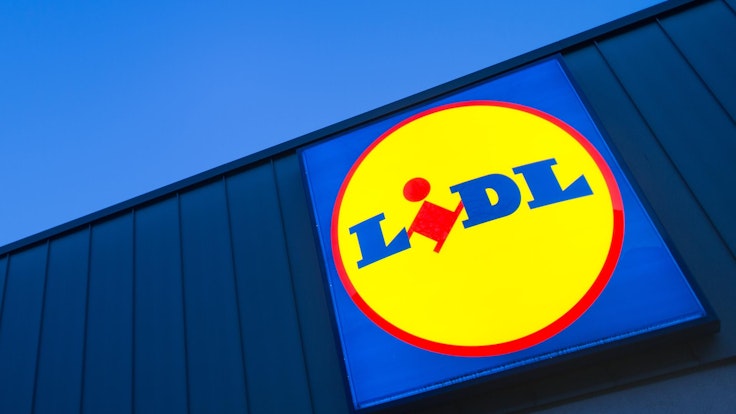Nestlé telah berhenti menjual air Vittel di toko diskon Lidl.  Gambar ikon kami menunjukkan logo Lidl.