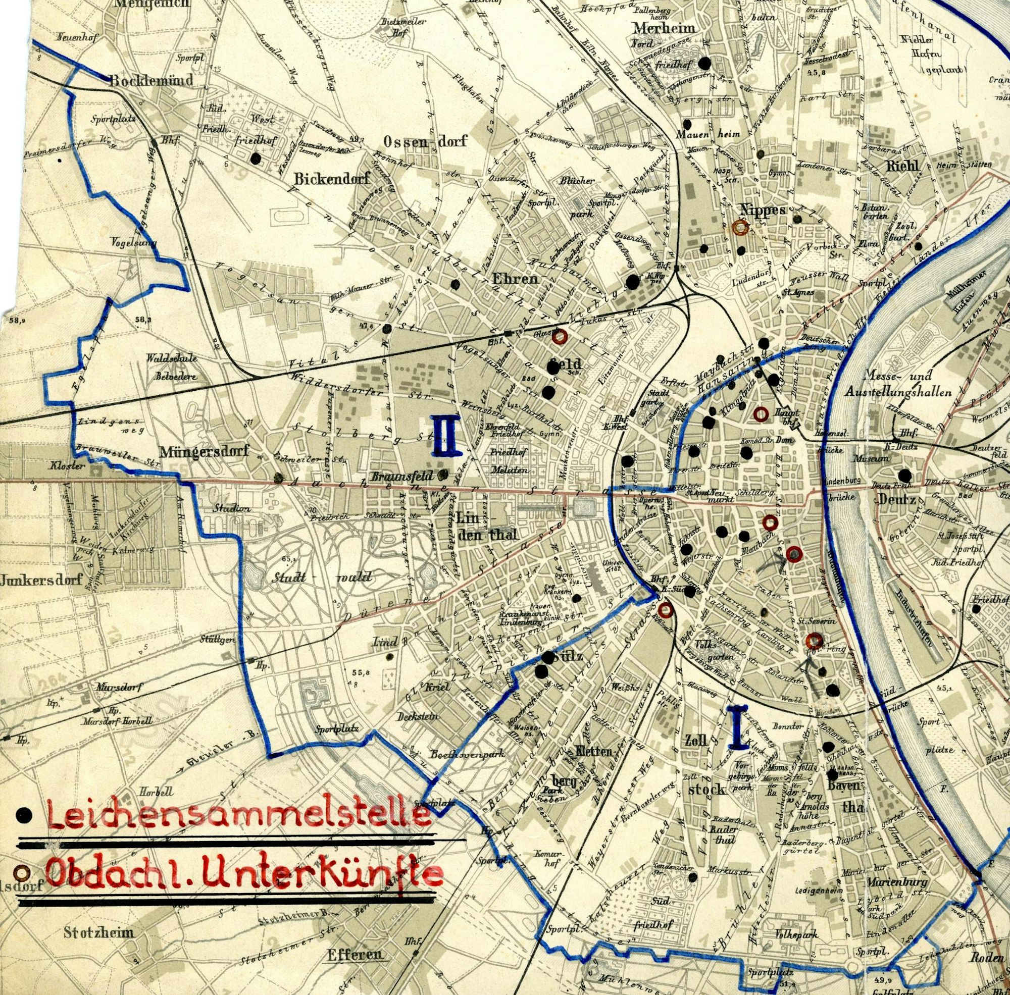 Bombenopfer-Karte