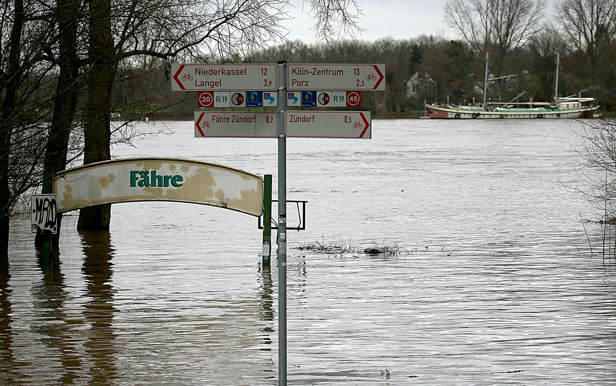 Porz-Hochwasser-170105