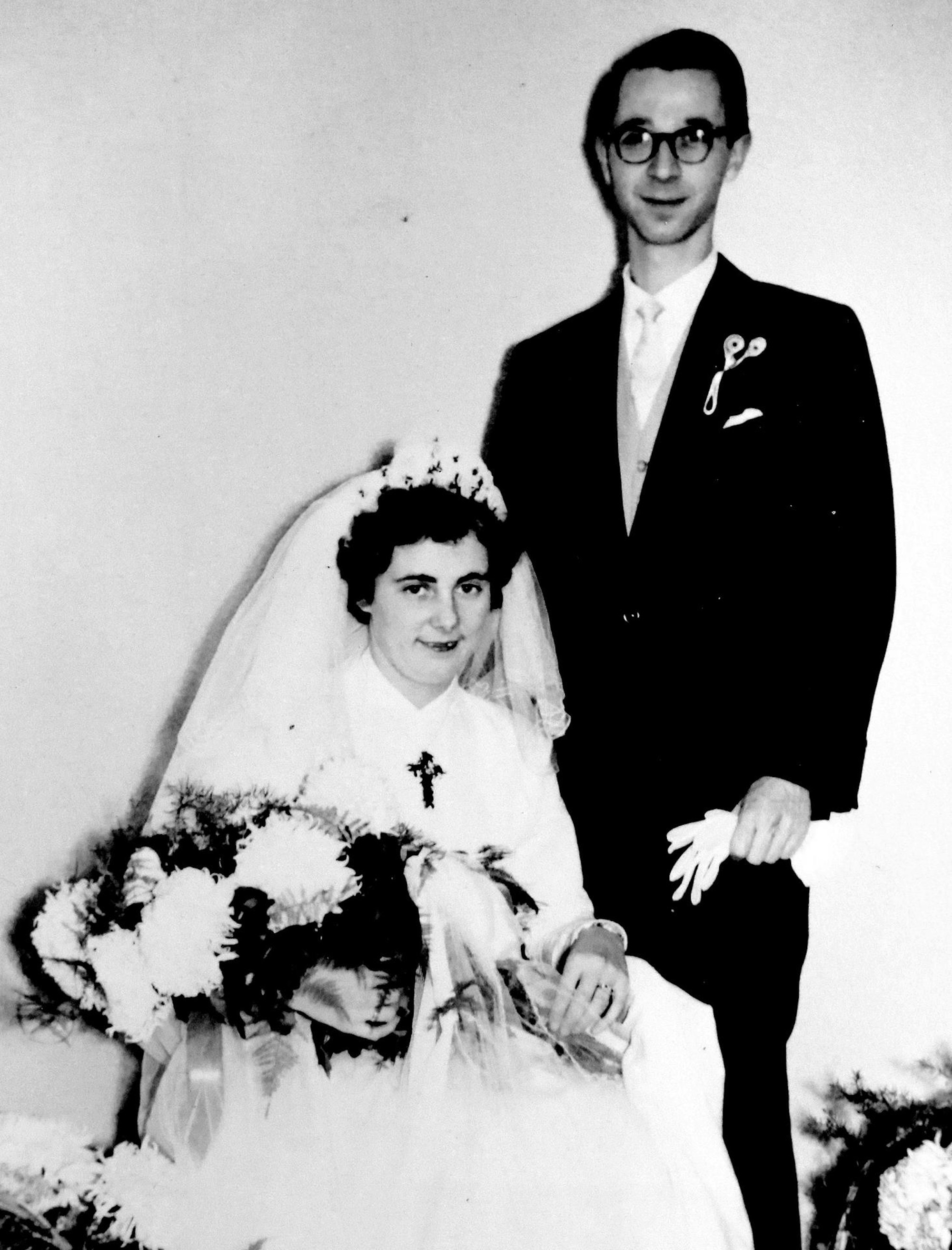 1955 wurde das Paar in Köln getraut.