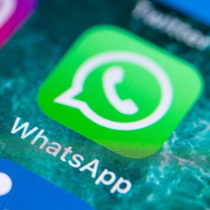 Whatsapp-Icon auf einem Smartphone