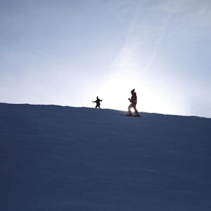 Skifahren einsam Piste Ski Japan