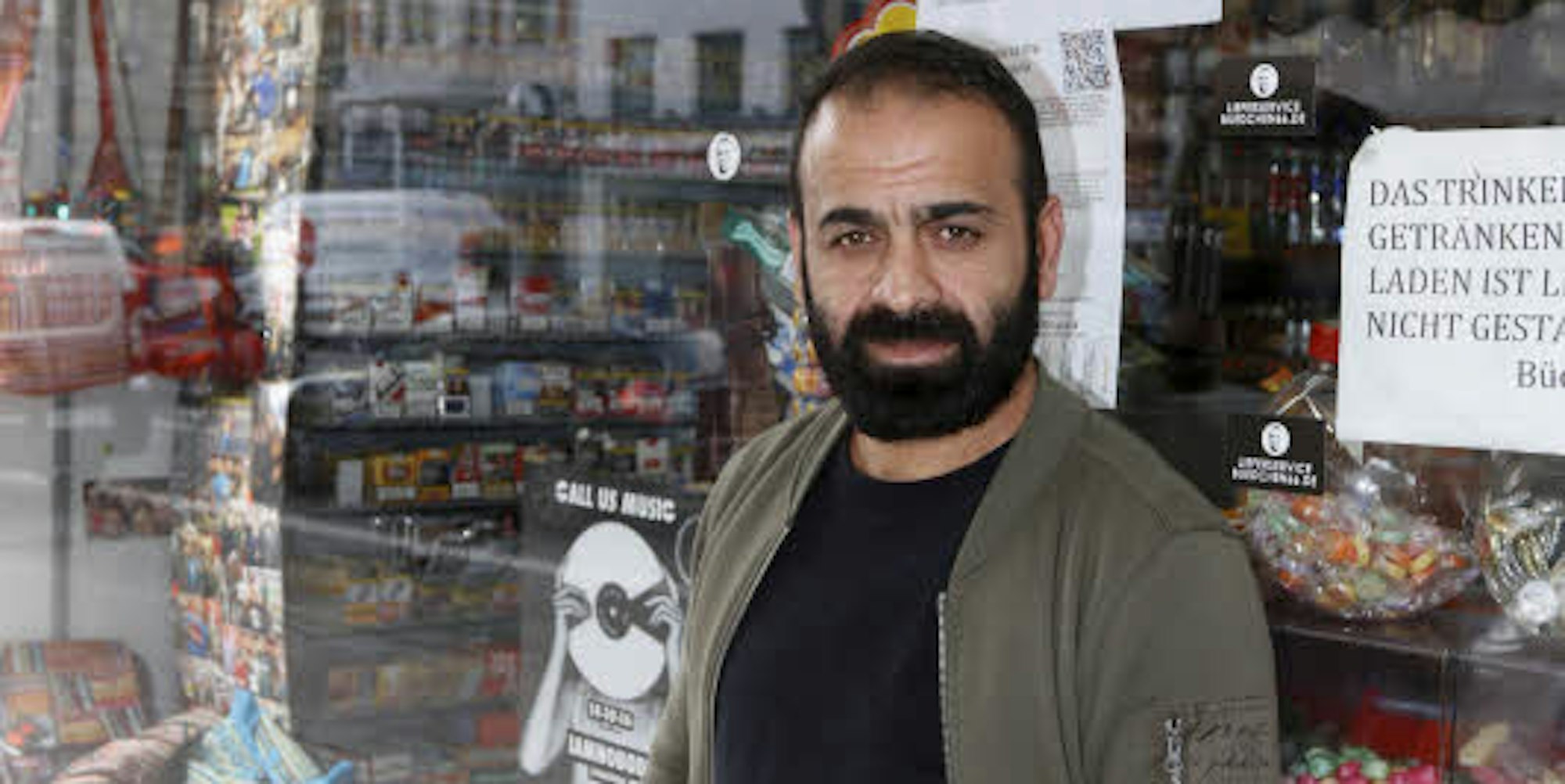 Kioskbesitzer Erkan Bukan hat Ärger mit der Stadt.