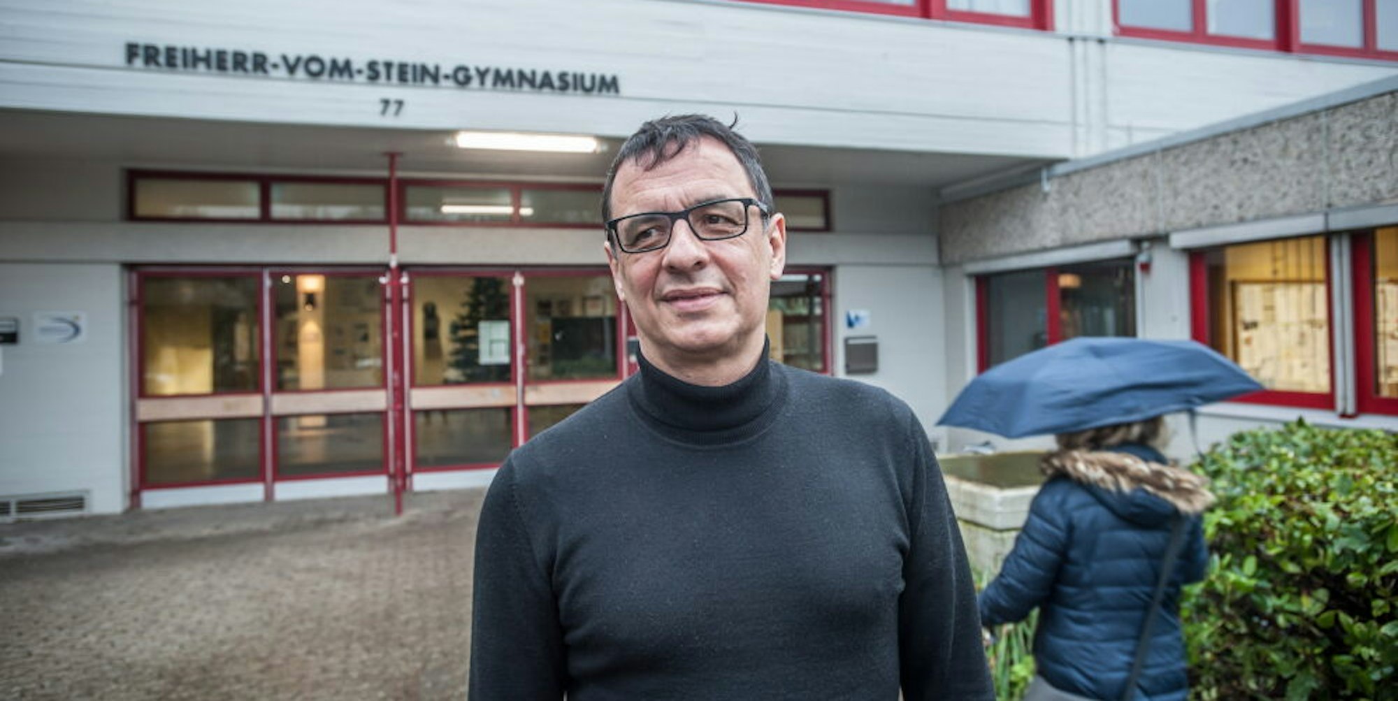 Andreas Röhrig ist seit Beginn des Jahres der neue Schulleiter am Schlebuscher Freiherr-vom-Stein-Gymnasium.