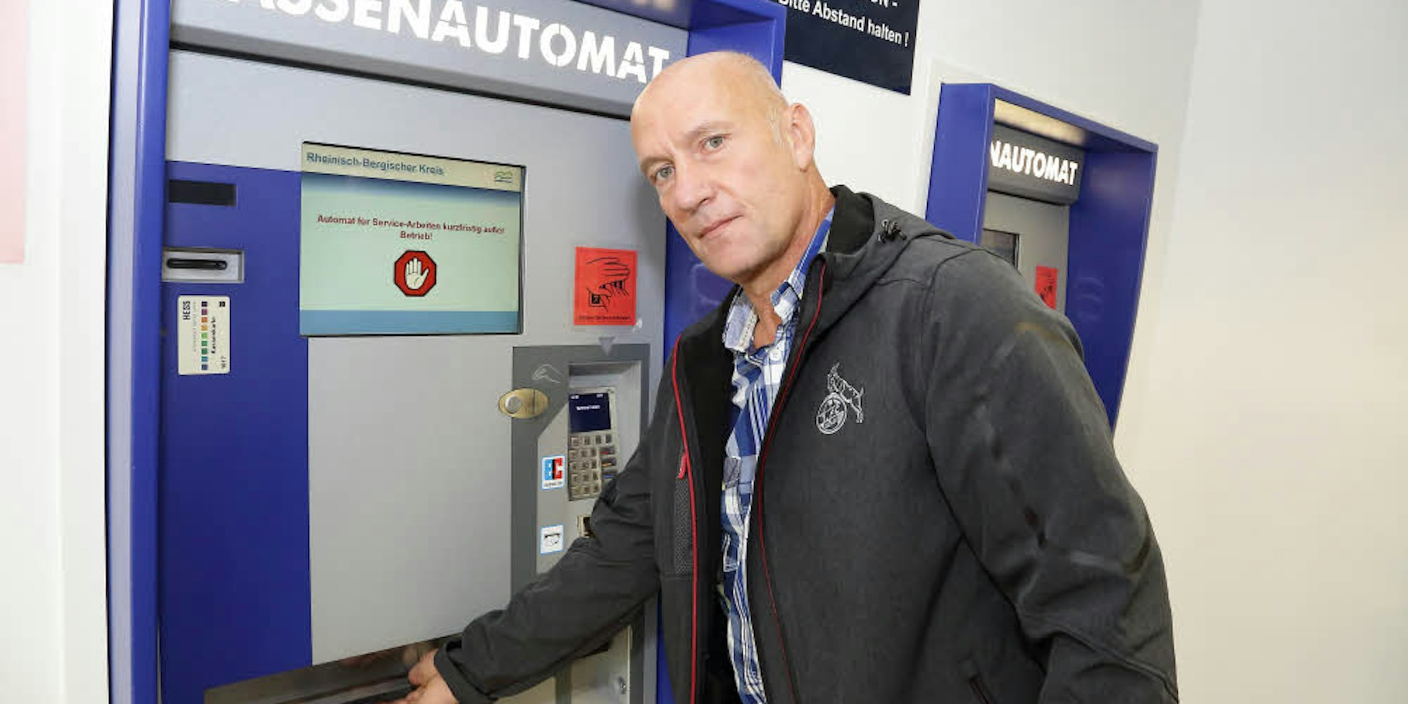 Der Kassenautomat der Kfz-Zulassungsstelle behielt im Fall von Andreas Klein 20 Euro Wechselgeld ein.