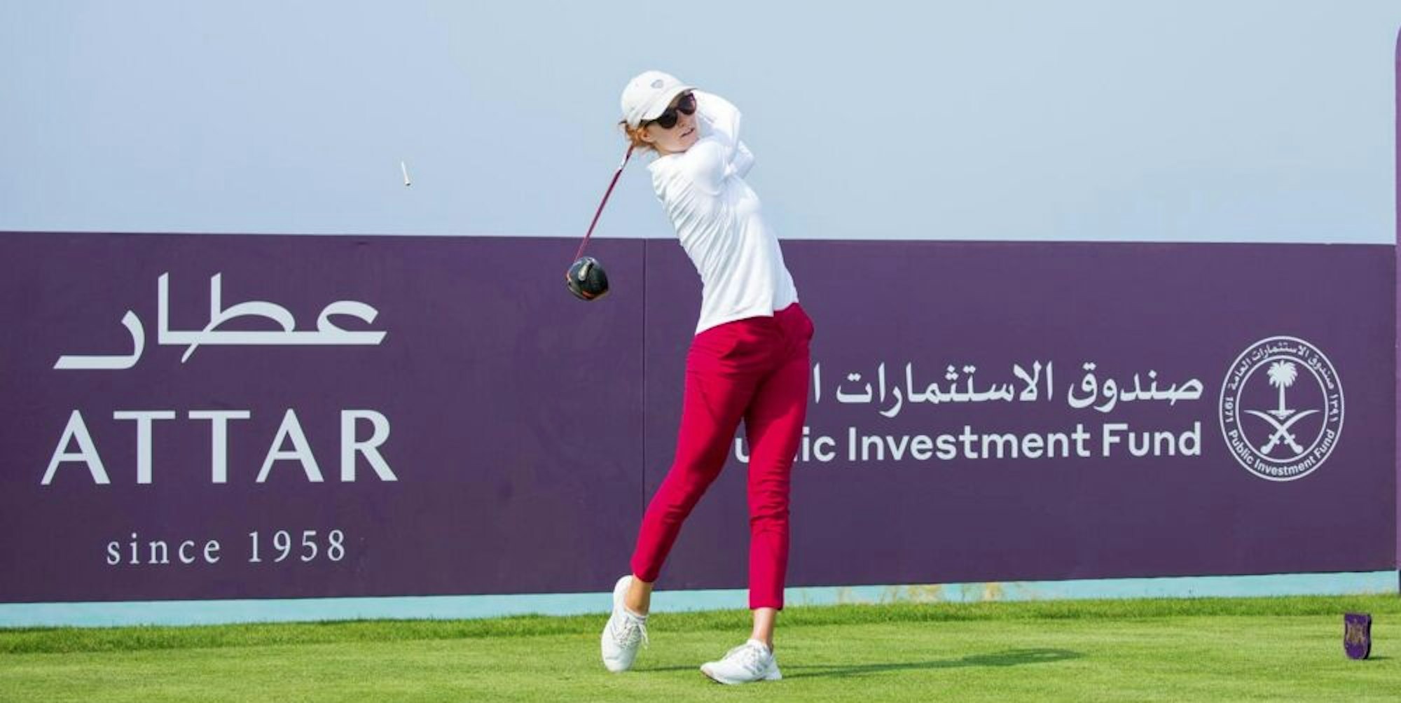 Carolin Kauffmann bei der Ladies European Tour in Saudi-Arabien.