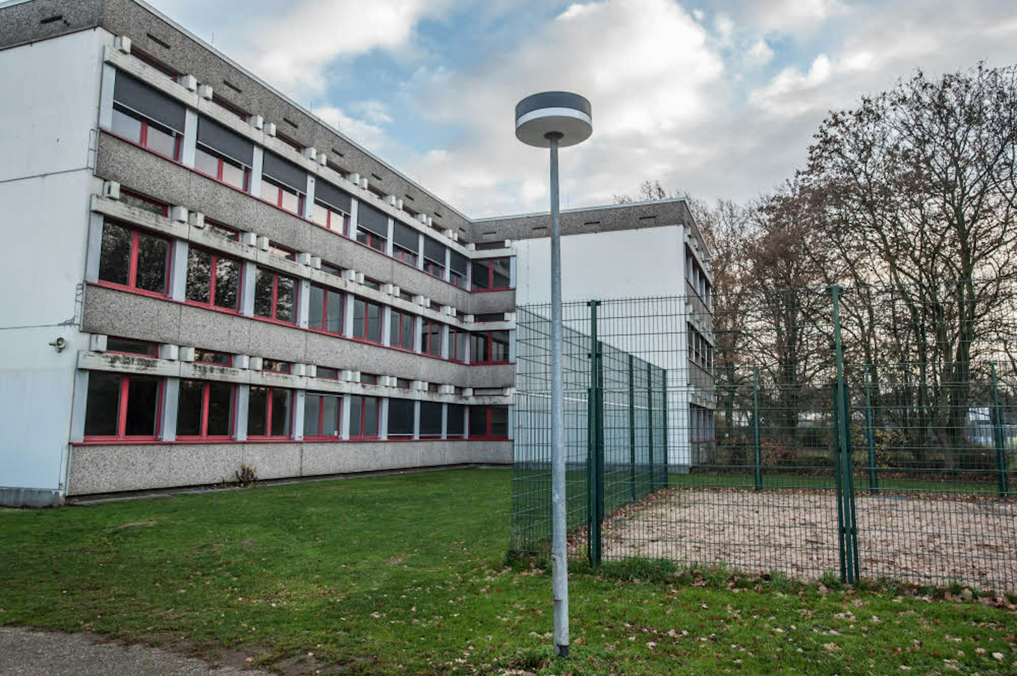 In drei bis vier Jahren soll das Freiherr-vom-Stein-Gymnasium an dieser Stelle erweitert werden.