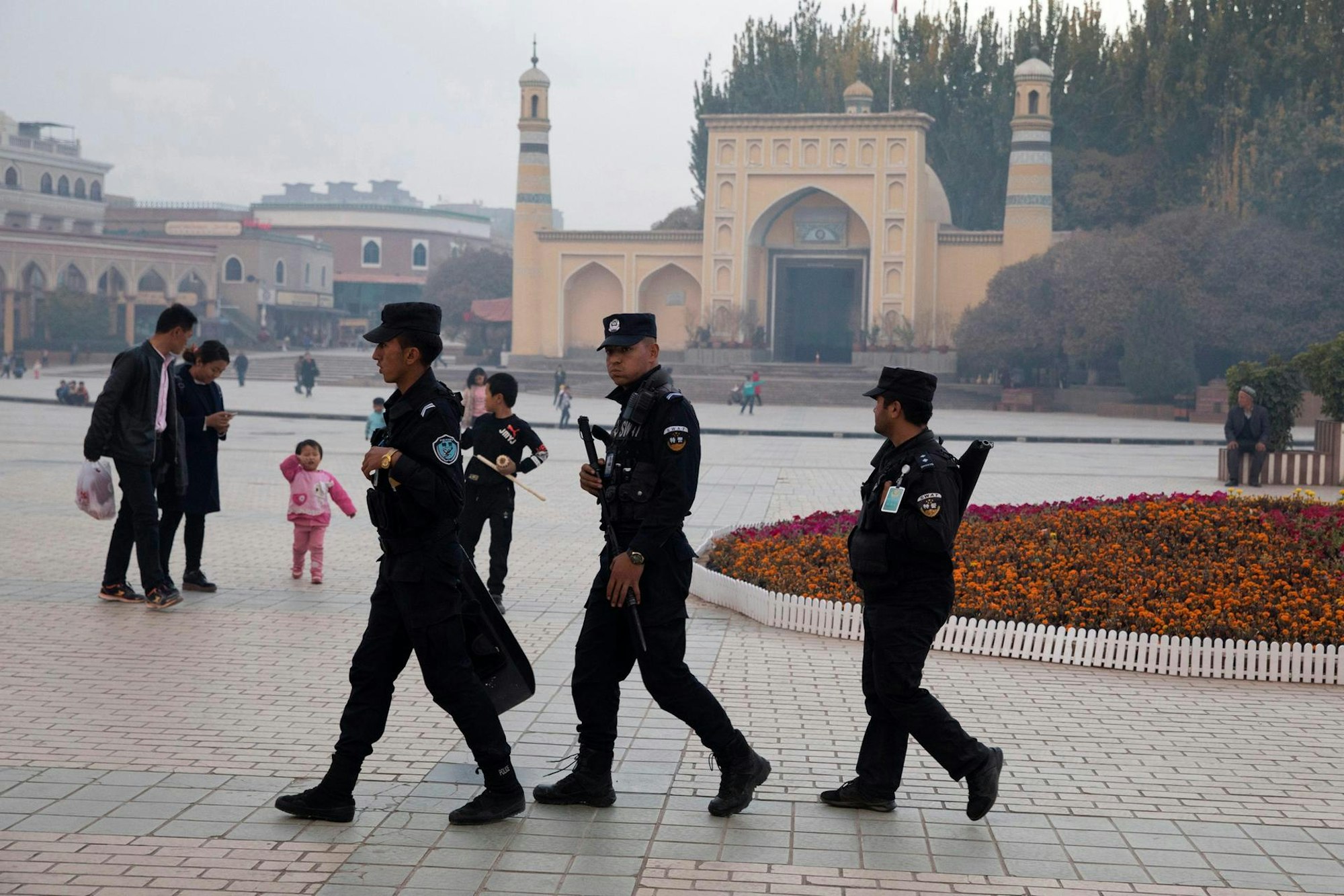 Xinjiang Sicherheitskräfte