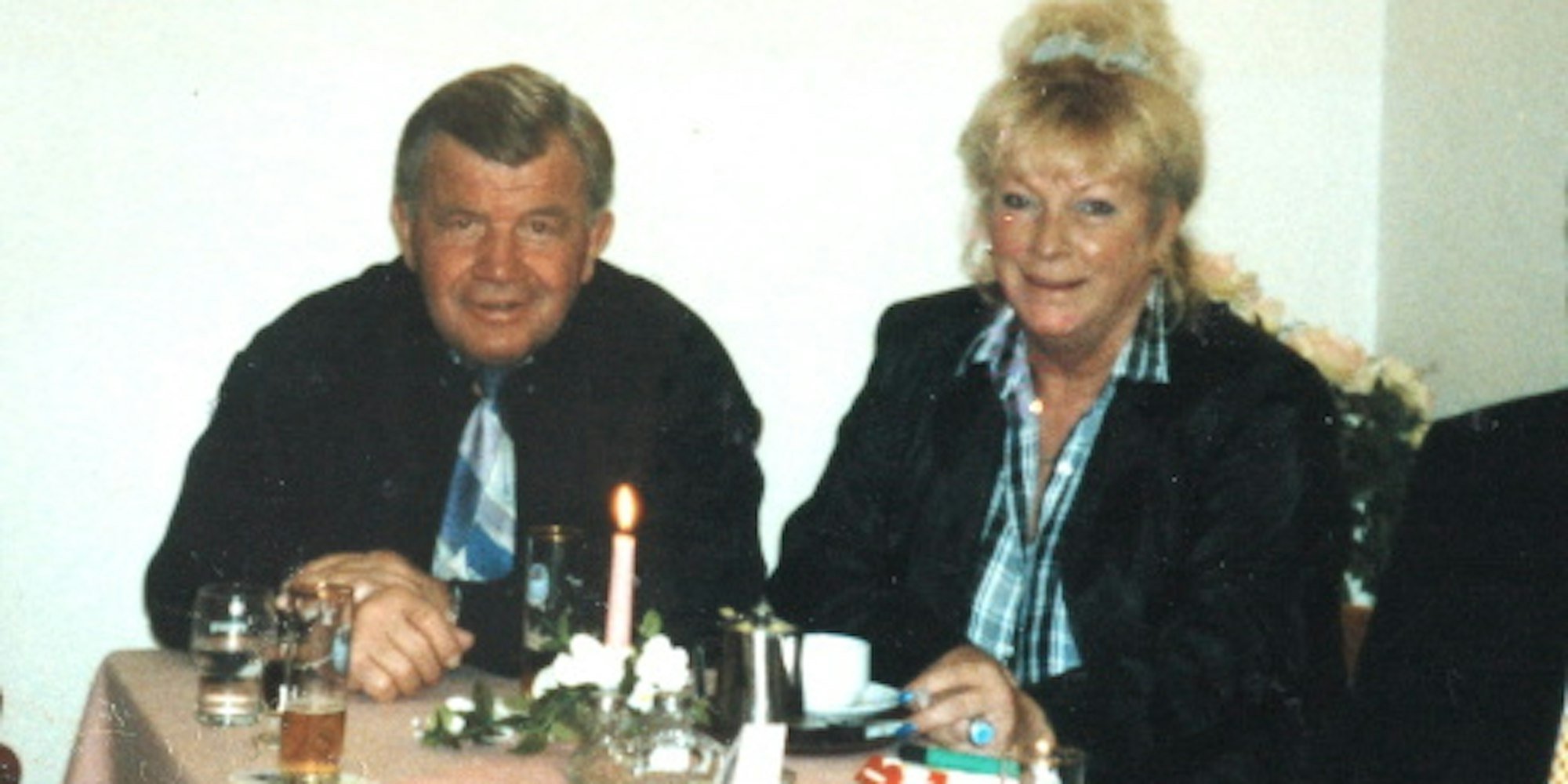 Dummse Tünn und seine Ehefrau Ruth.