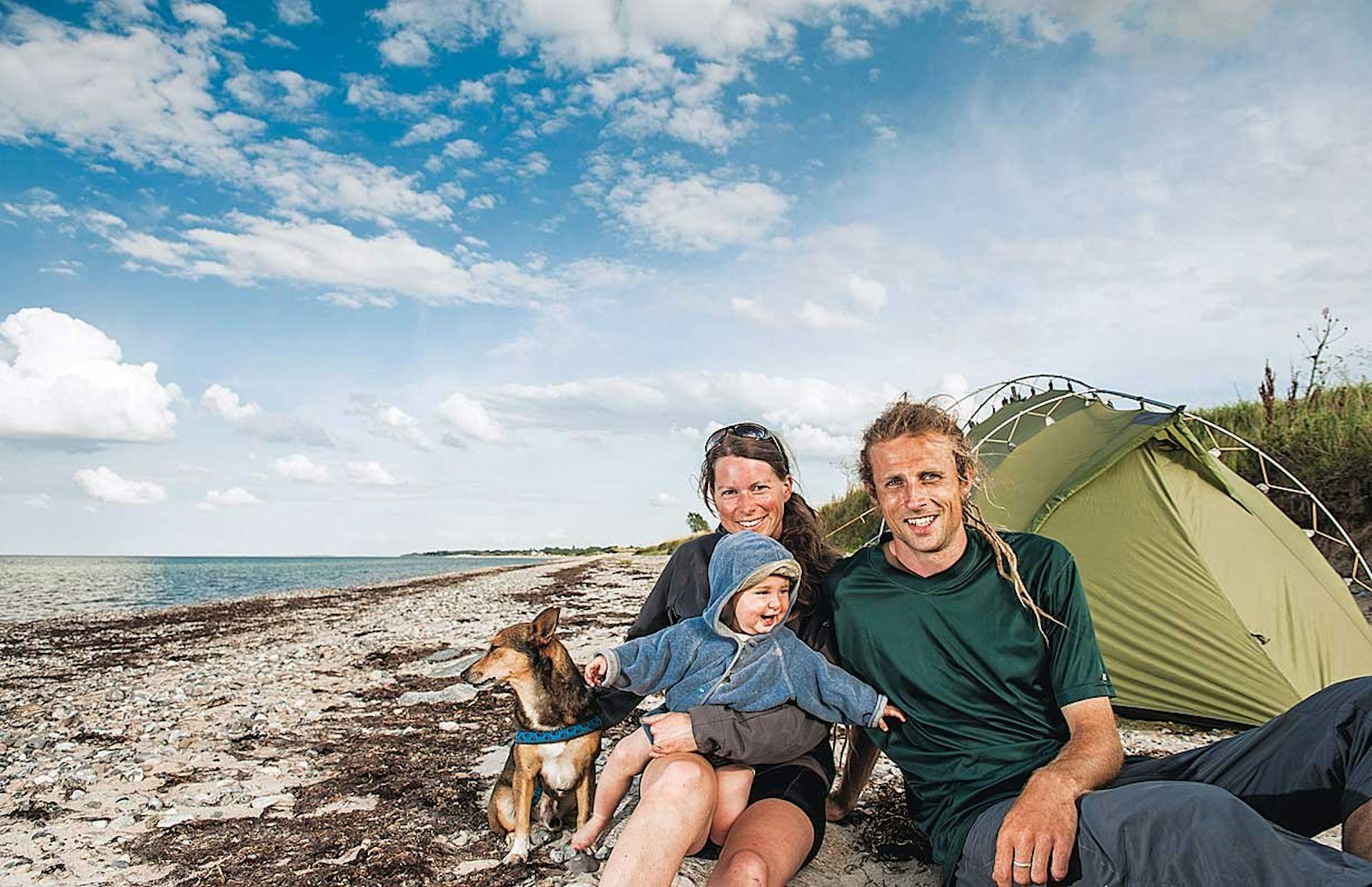 Nach knapp zwei Monaten und zirka 2000 Kilometern erreicht Familie Maul/ Wetzel die Ostseeküste.