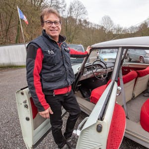 Besitzer Stefan Melchert ist stolz auf den Original-Zustand seiner Citroën DS.
